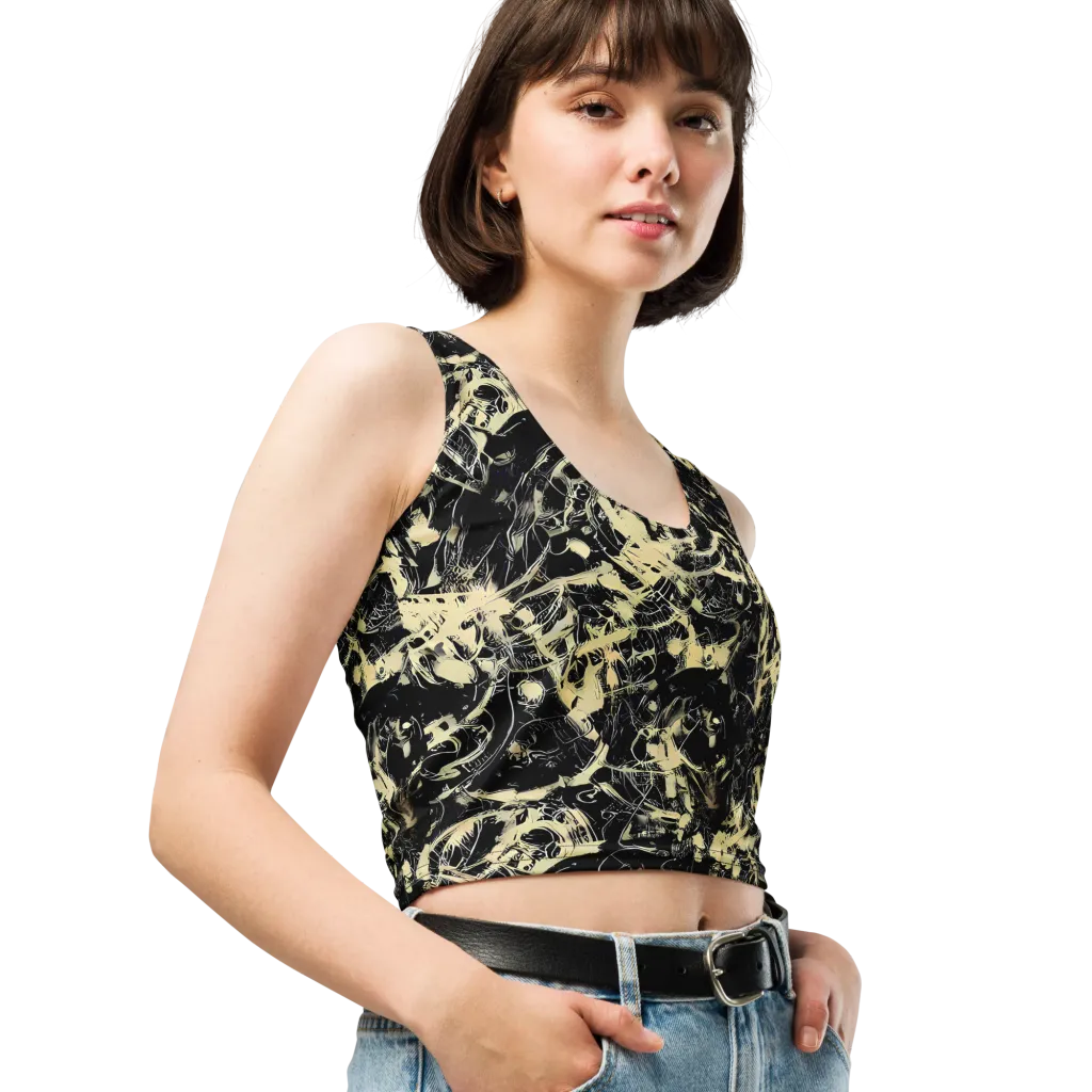 Ivory Ossuary on Crop Top — Right Front