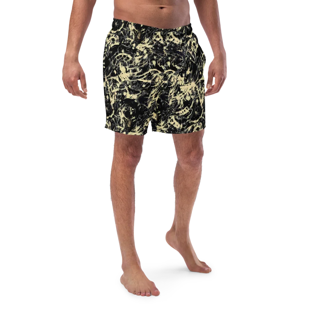 Ivory Ossuary on Swim Trunks — Front