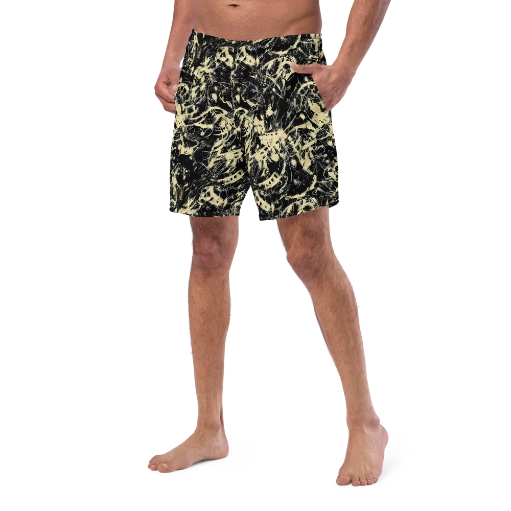 Ivory Ossuary on Swim Trunks — Left Front
