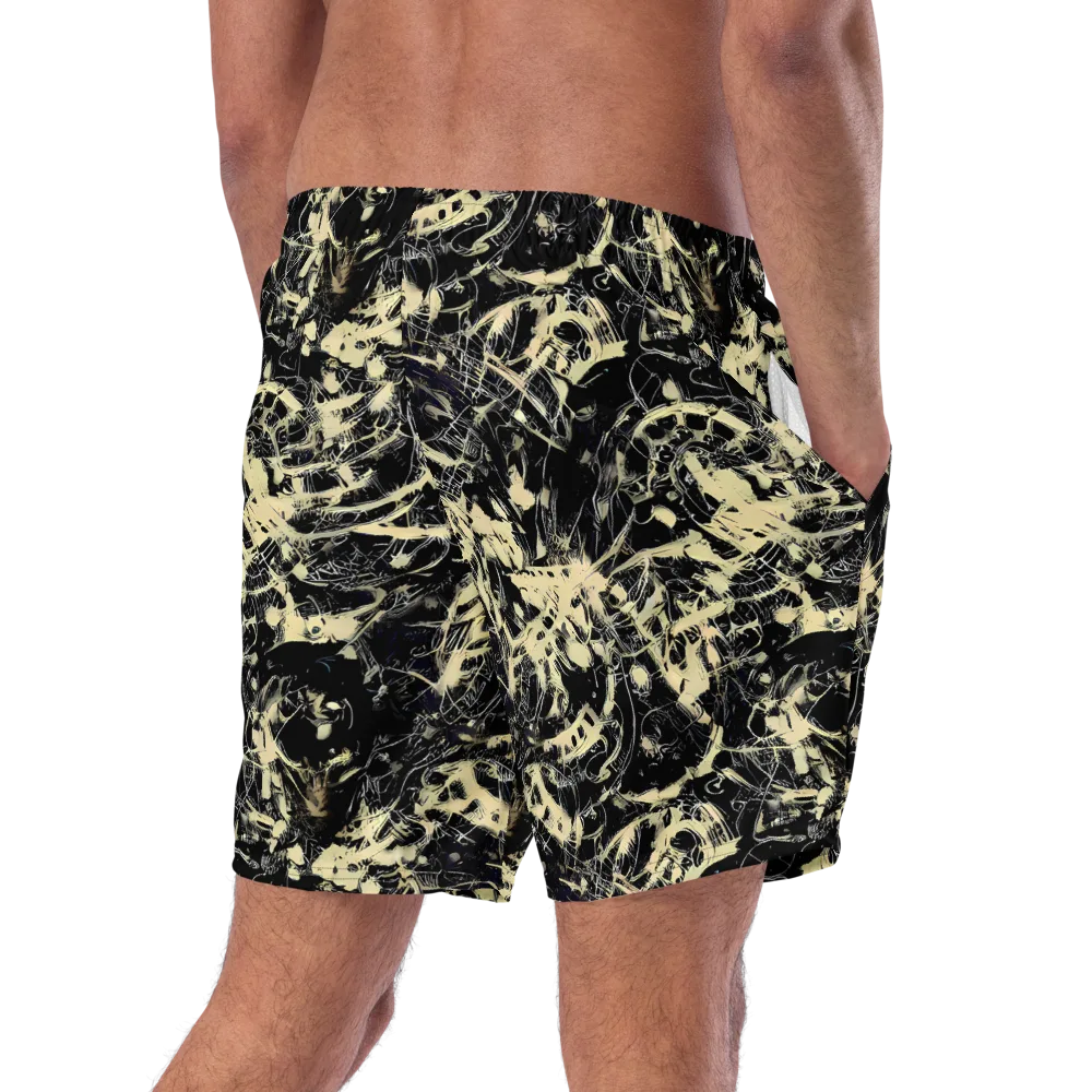 Ivory Ossuary on Swim Trunks — Right Back
