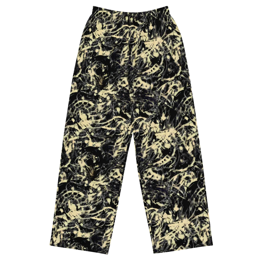 Ivory Ossuary on Wide-Leg Pants — Front
