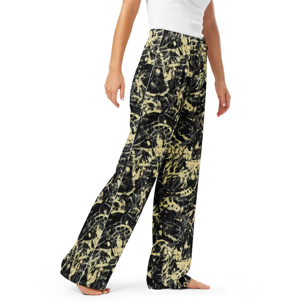 Ivory Ossuary on Women's Pajama Pants — Right Front