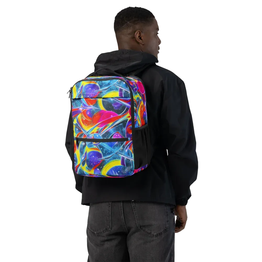 Prismatic Marbles on Utility Backpack — Back