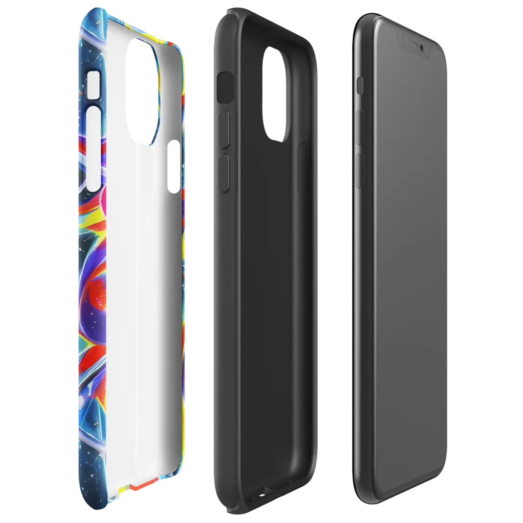 Prismatic Marbles on Tough Case for iPhone® — Right