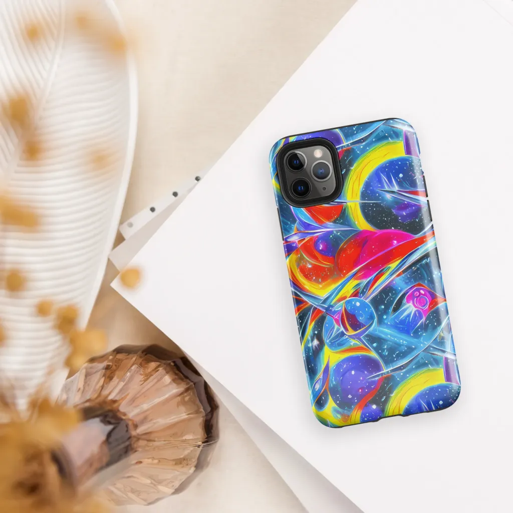 Prismatic Marbles on Tough Case for iPhone® — Front