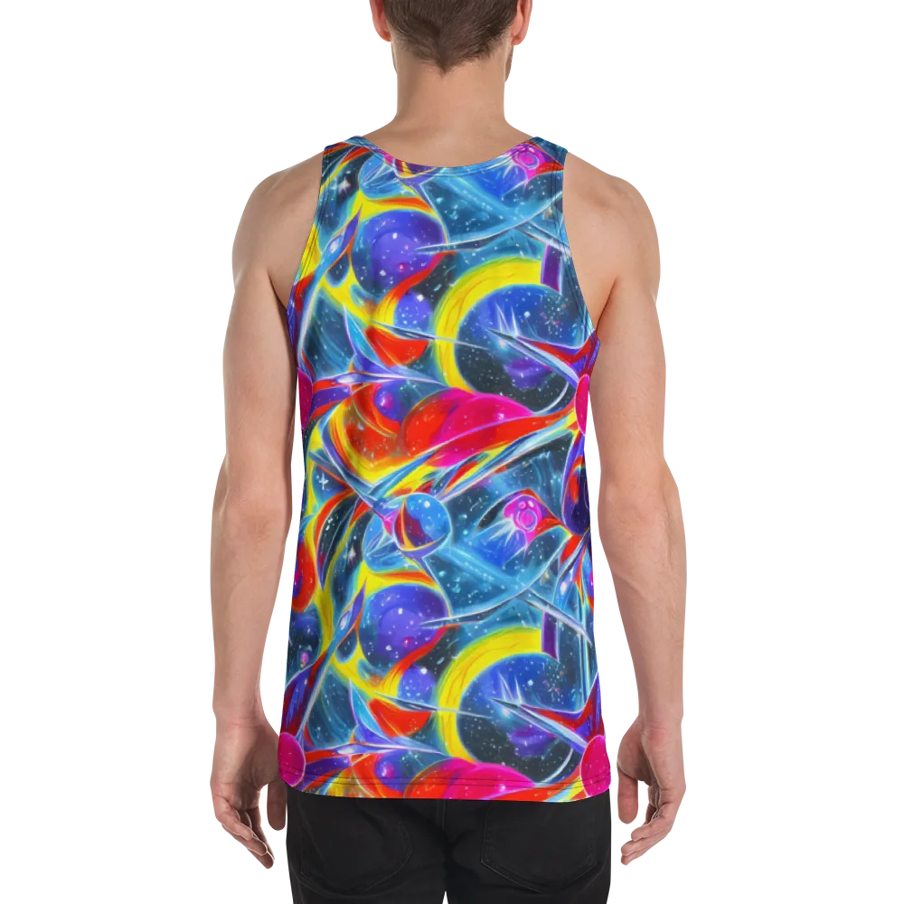 Prismatic Marbles on Men's Tank Top — Back
