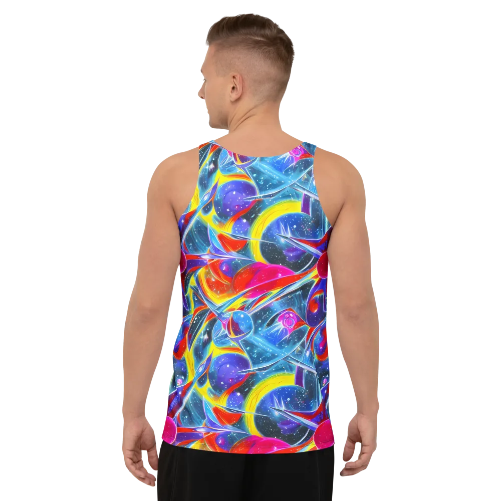 Prismatic Marbles on Men's Tank Top — Back