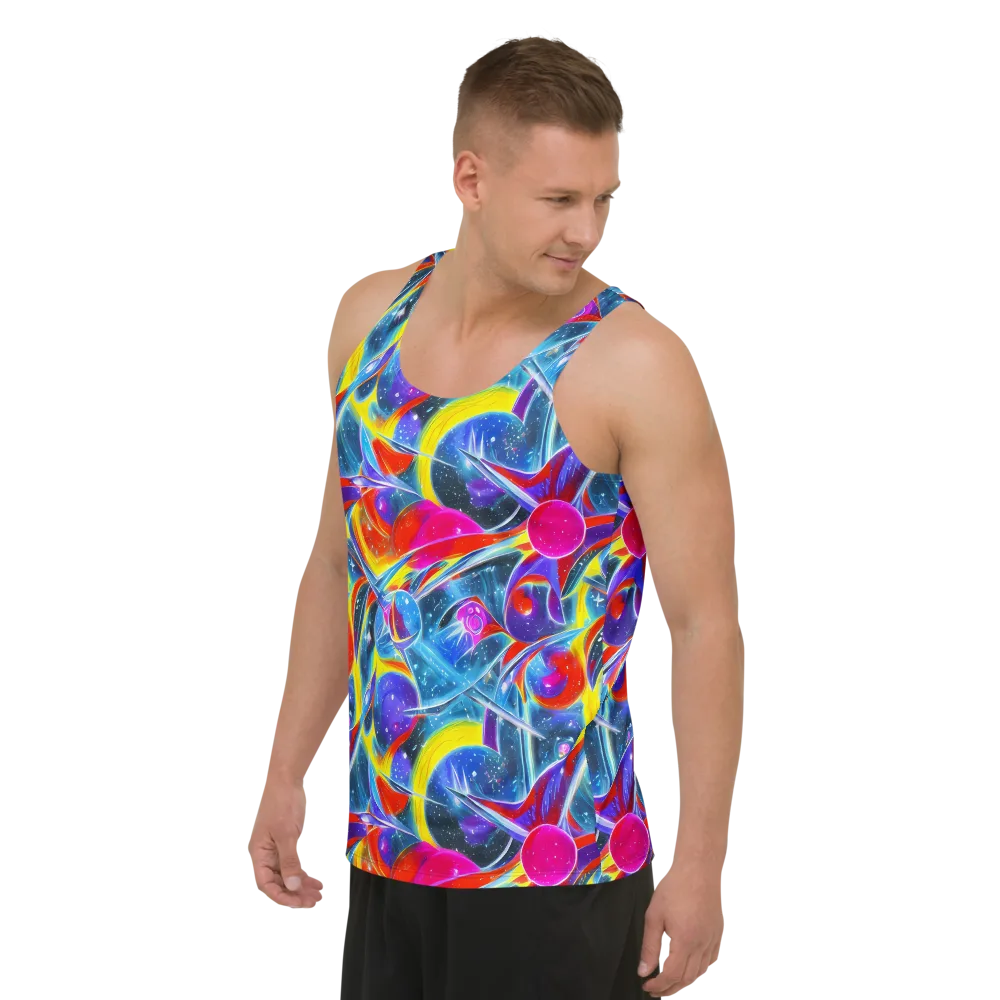 Prismatic Marbles on Men's Tank Top — Left Front