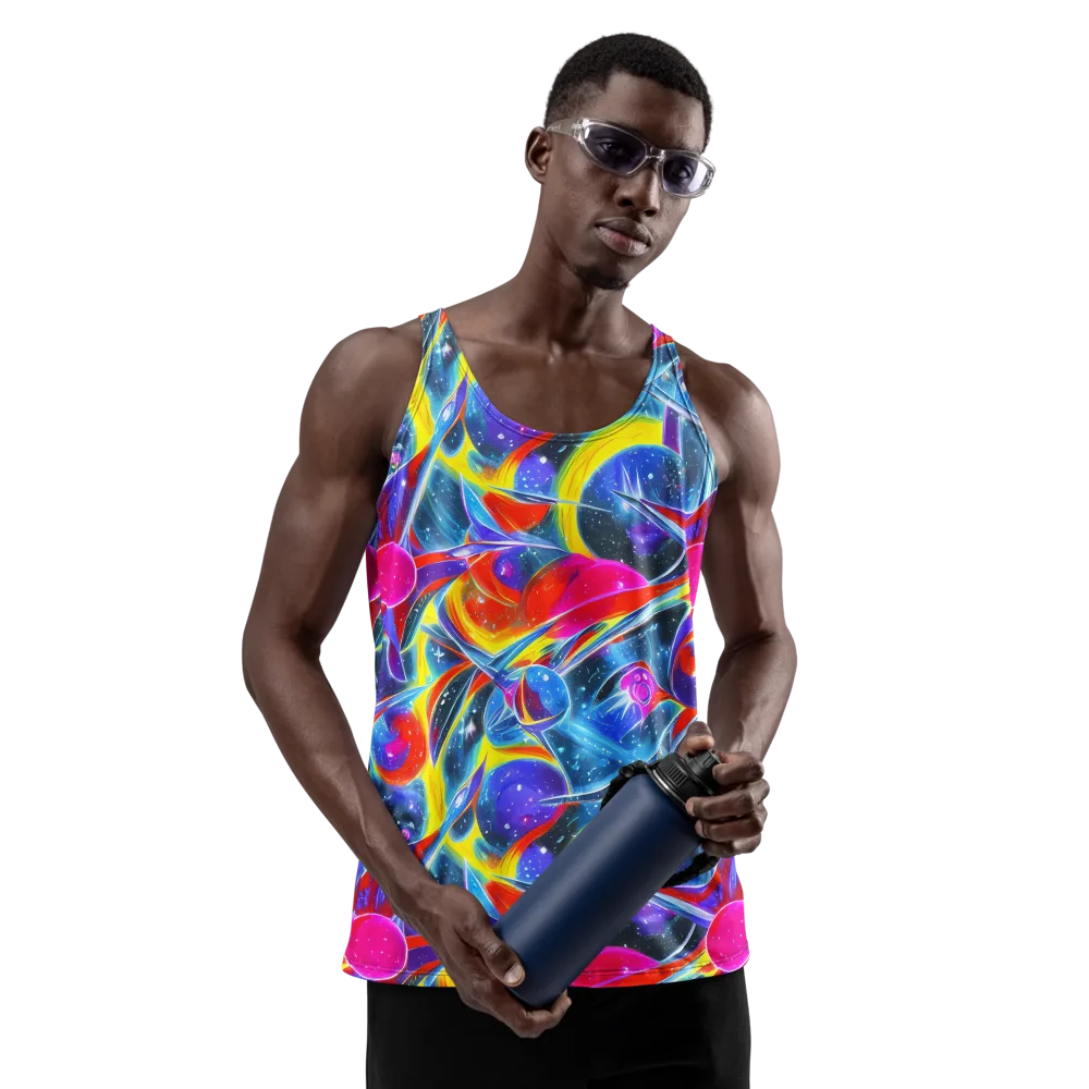 Prismatic Marbles on Men's Tank Top — Front