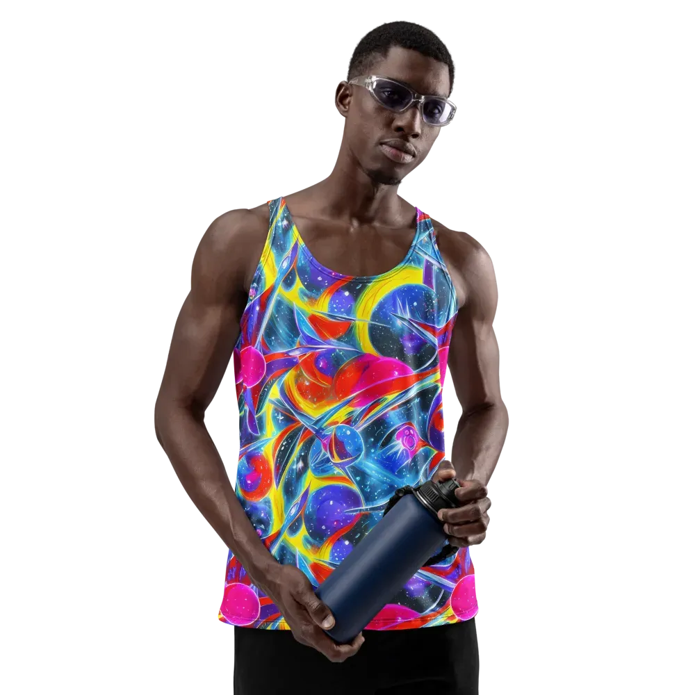Prismatic Marbles on Men's Tank Top — Front