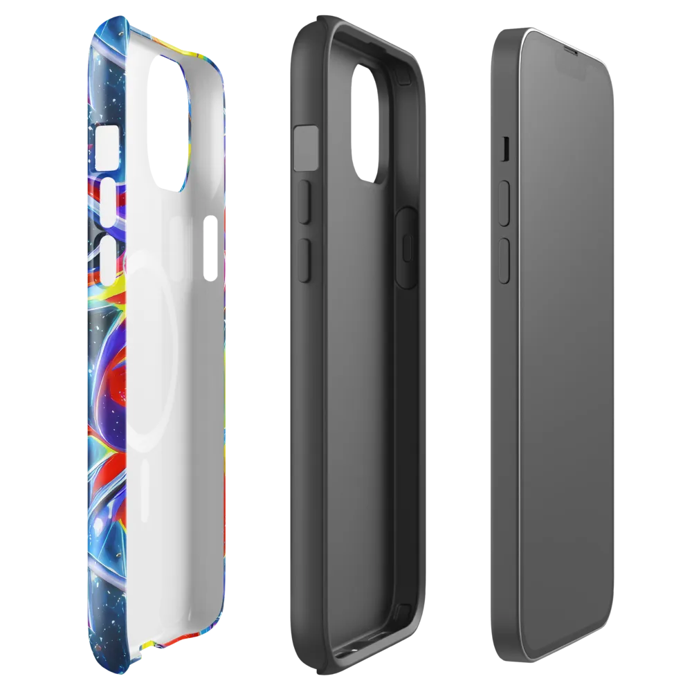 Prismatic Marbles on MagSafe Tough Case for iPhone® — Front