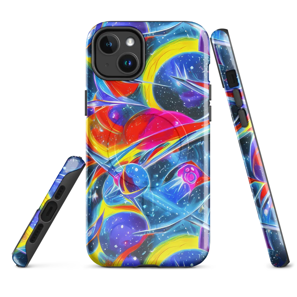 Prismatic Marbles on MagSafe Tough Case for iPhone® — Front