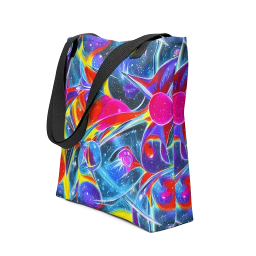 Prismatic Marbles on a Tote Bag