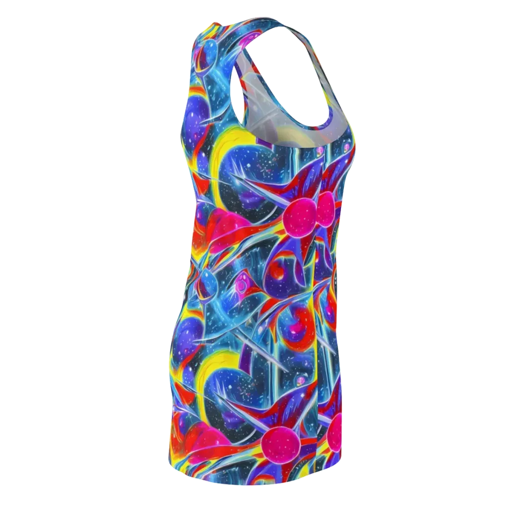 Prismatic Marbles on Racerback Dress — Back Side