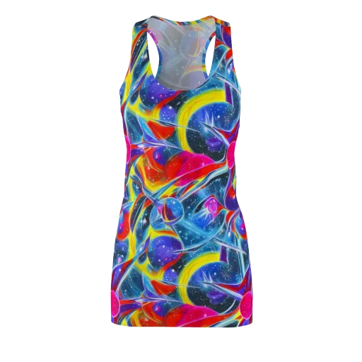 Prismatic Marbles on a Racerback Dress