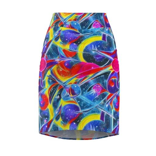 Prismatic Marbles on a Pencil Skirt
