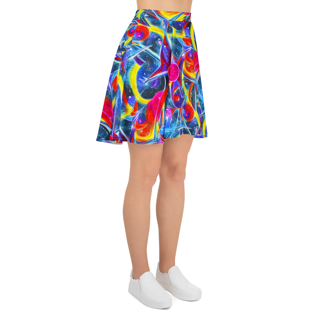 Prismatic Marbles on Skater Skirt — Right
