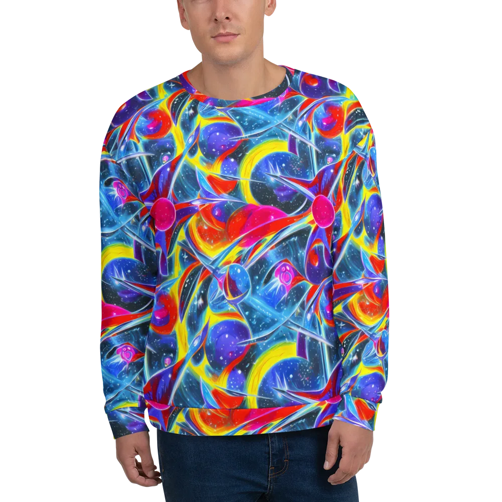 Prismatic Marbles on Sweatshirt — Front