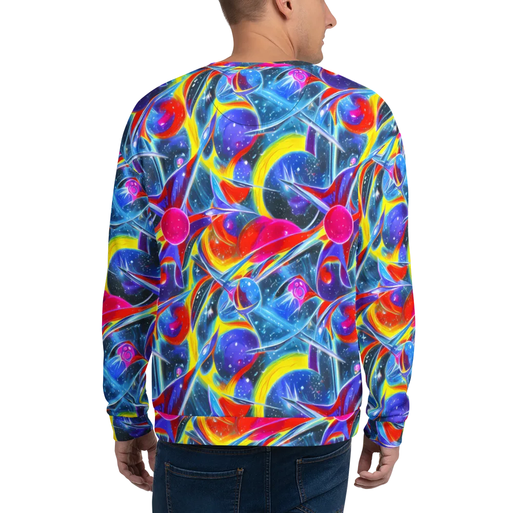 Prismatic Marbles on Sweatshirt — Back