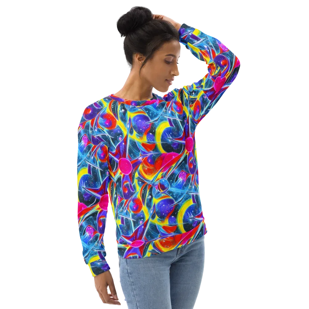 Prismatic Marbles on Sweatshirt — Right Front