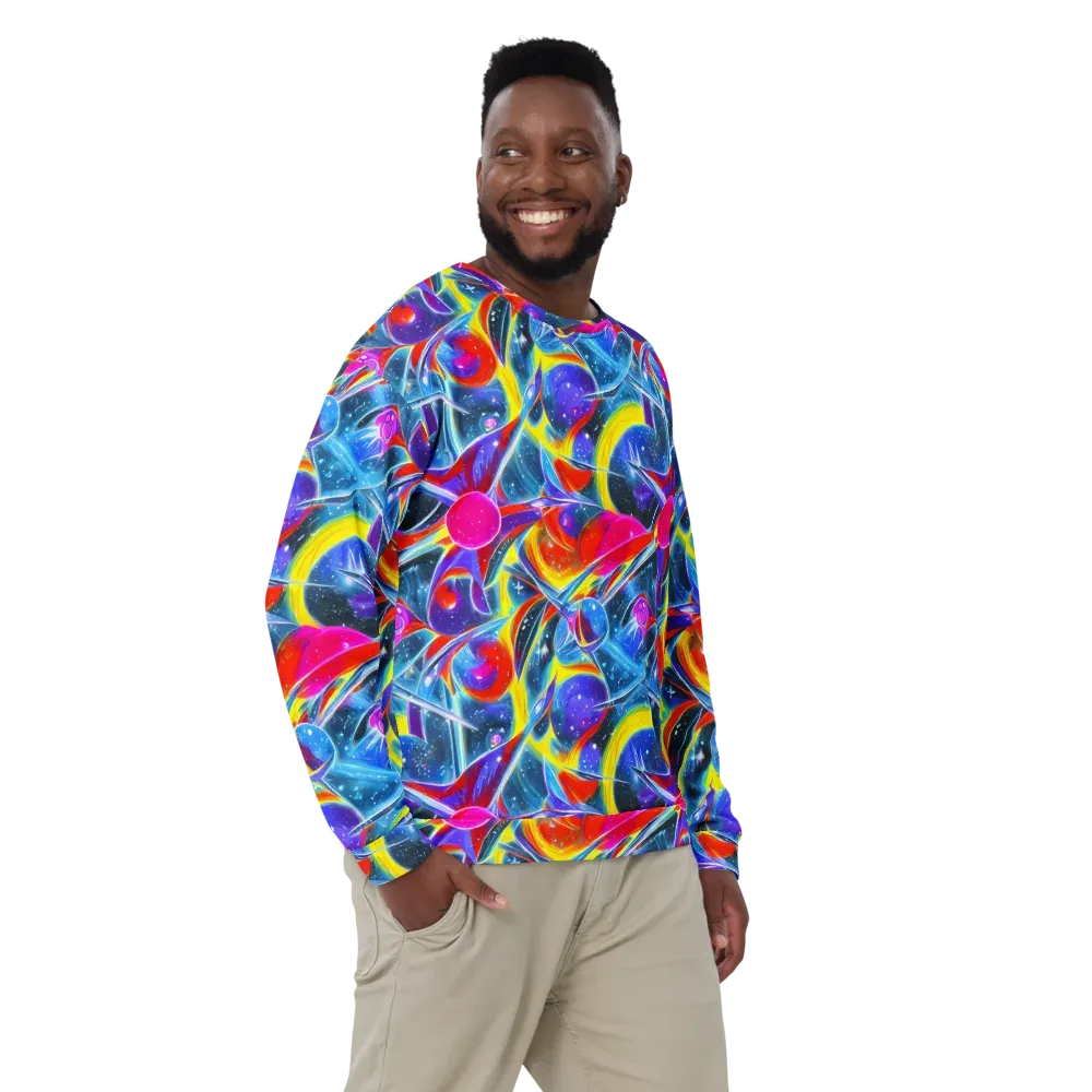Prismatic Marbles on Sweatshirt — Front