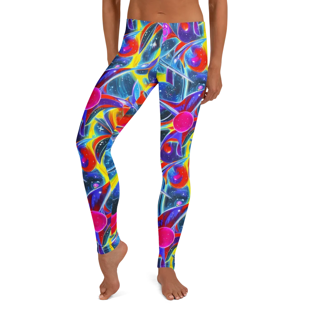 Prismatic Marbles on Leggings — Front