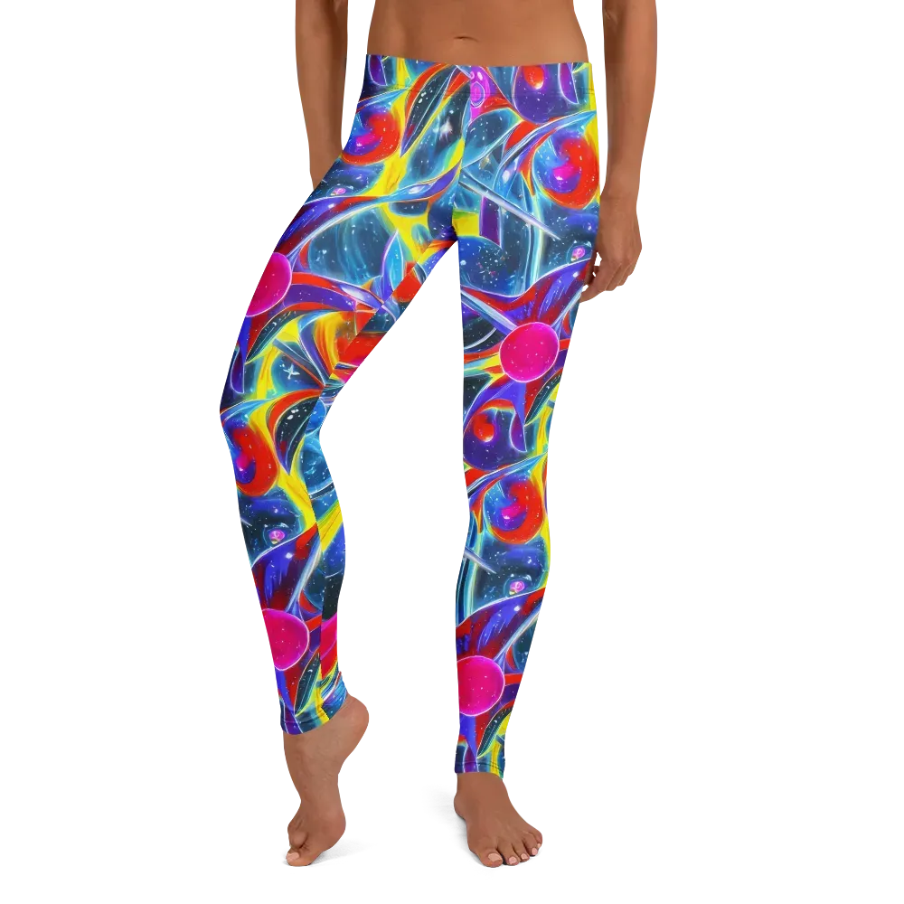 Prismatic Marbles on Leggings — Front
