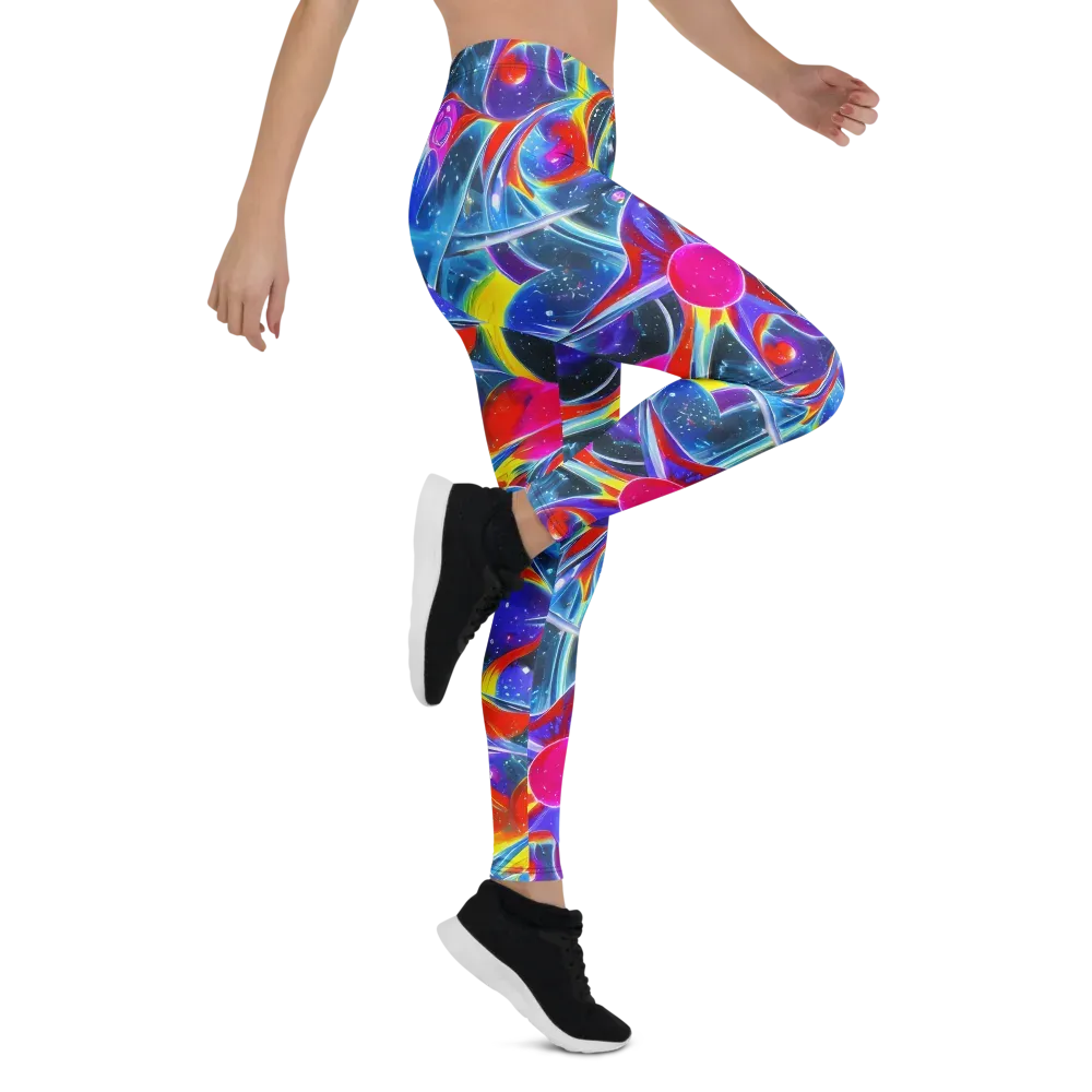 Prismatic Marbles on Leggings — Right