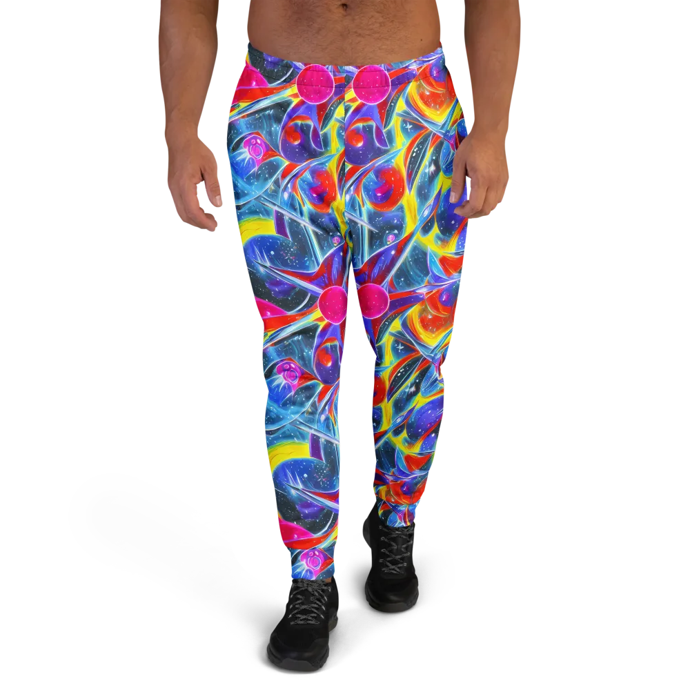 Prismatic Marbles on Men's Joggers — Front