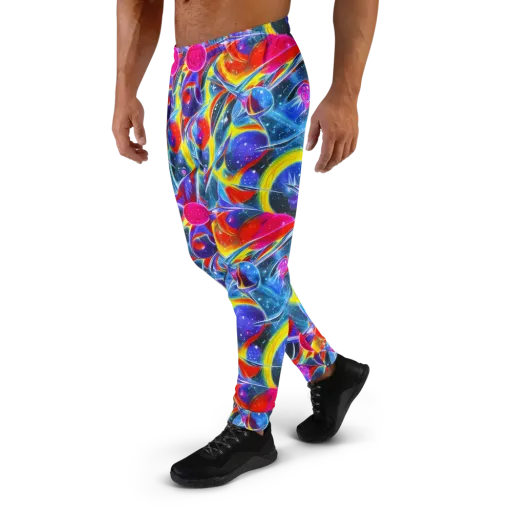 Prismatic Marbles on a Men's Joggers