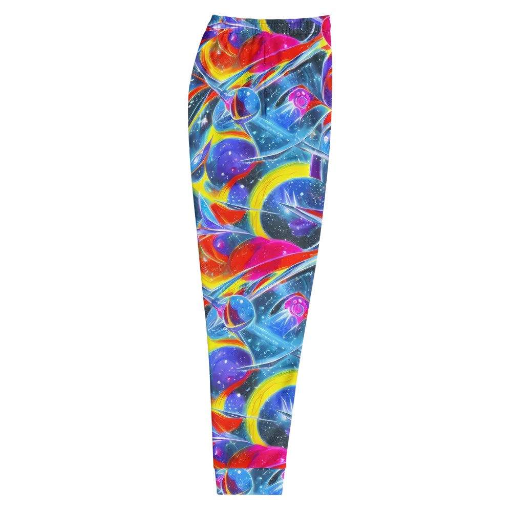 Prismatic Marbles on Men's Joggers — Right