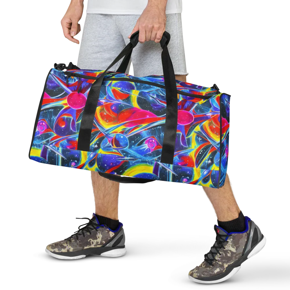 Prismatic Marbles on Duffle Bag — Front