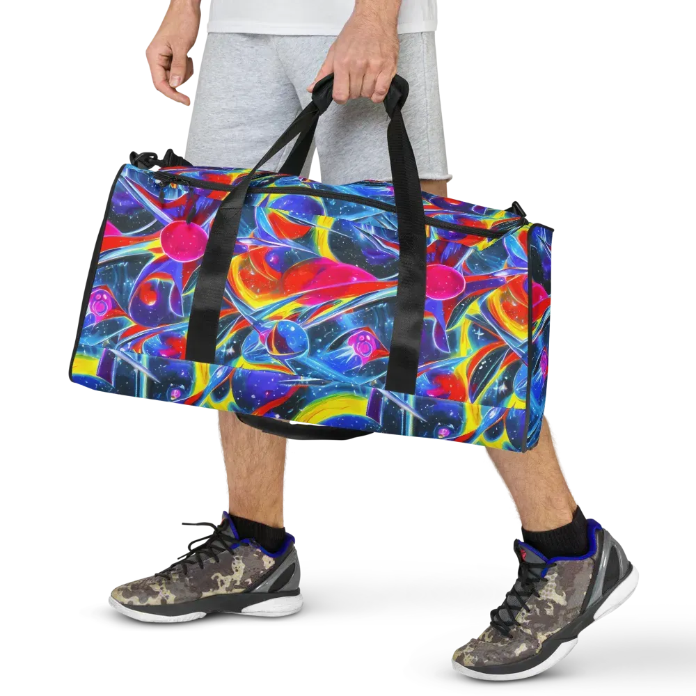 Prismatic Marbles on Duffle Bag — Front