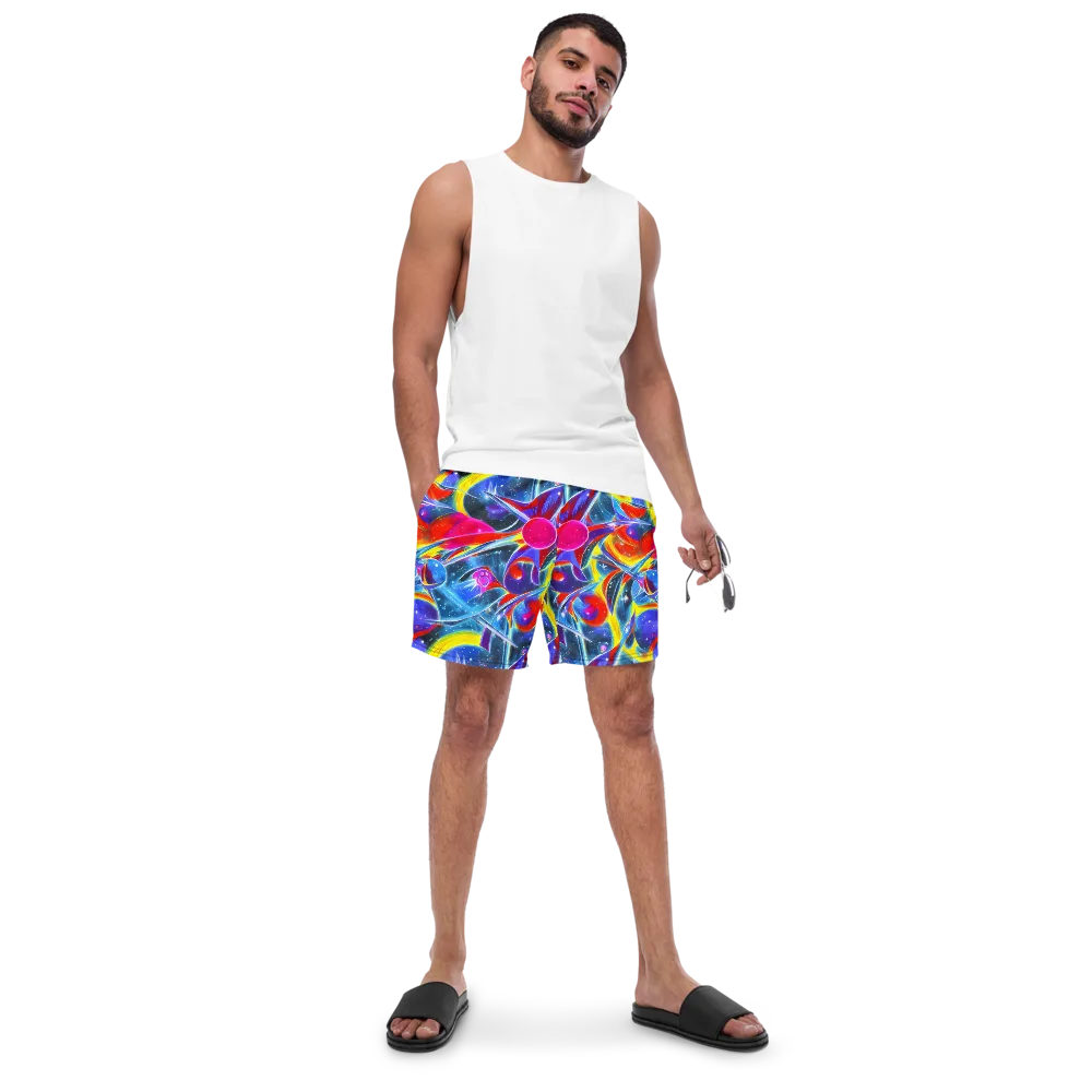 Prismatic Marbles on Swim Trunks — Front