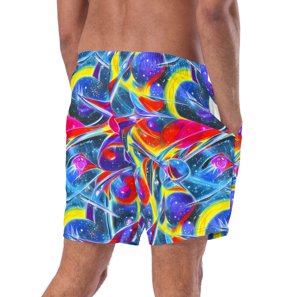 Prismatic Marbles on Swim Trunks — Right Back