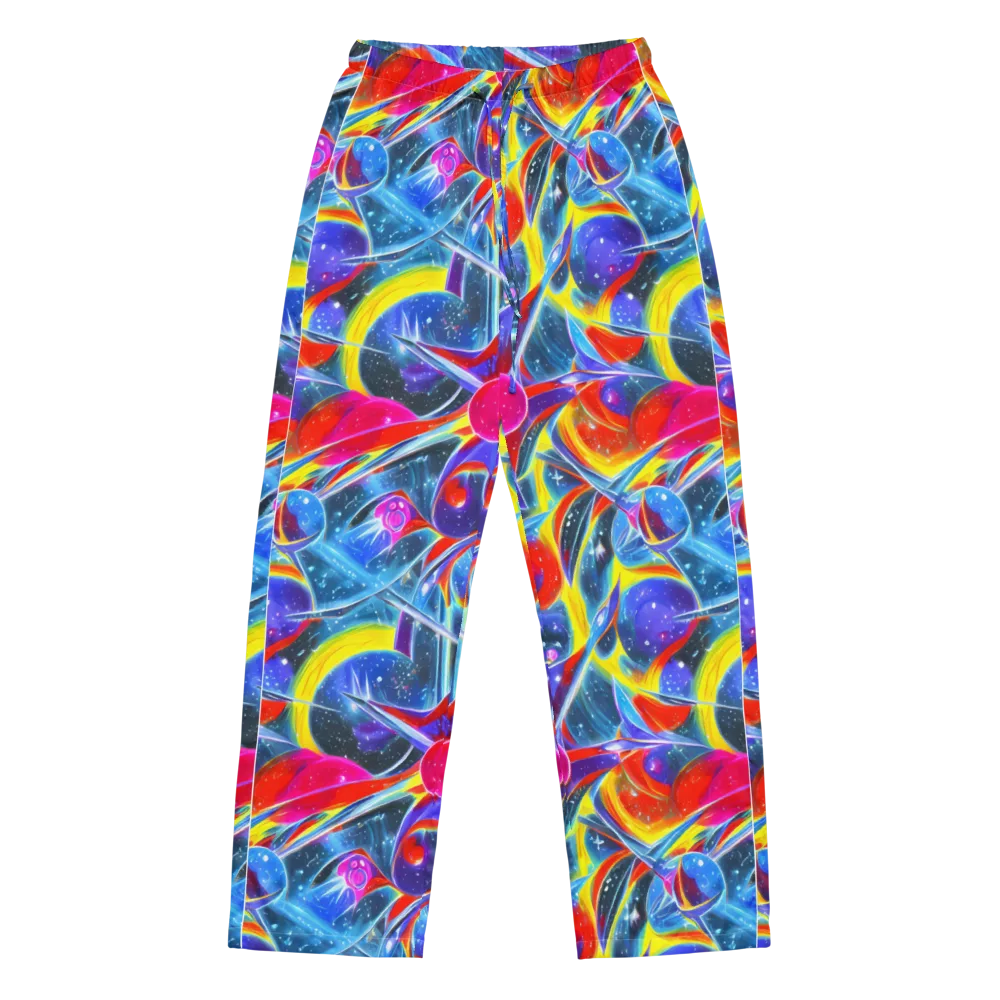 Prismatic Marbles on Women's Pajama Pants — Front