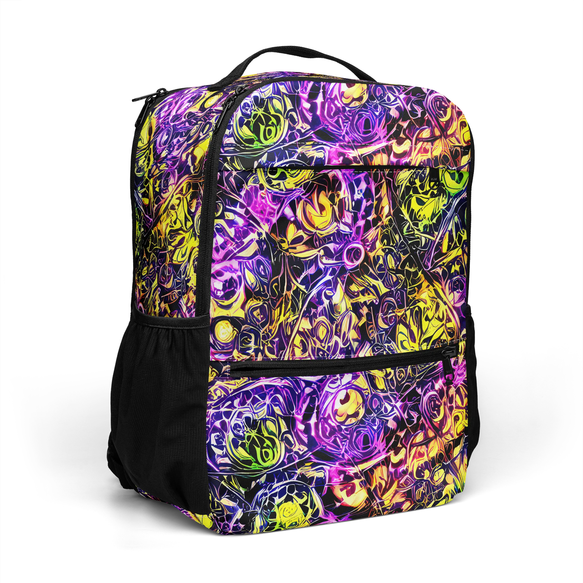 Psychedelic Prism on Utility Backpack — Right Front