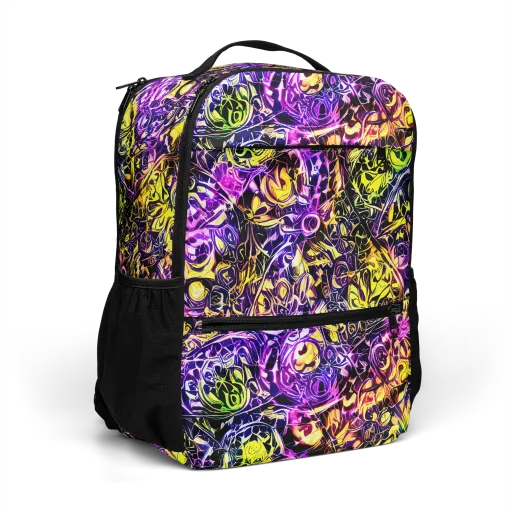 Psychedelic Prism on a Utility Backpack