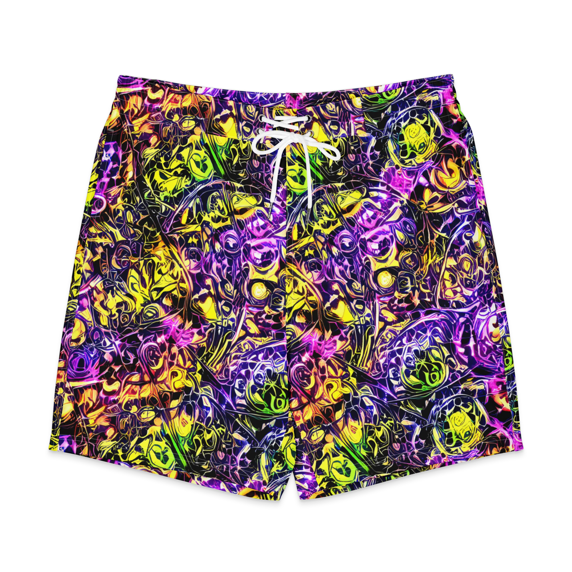 Psychedelic Prism on Men's Board Shorts — Front