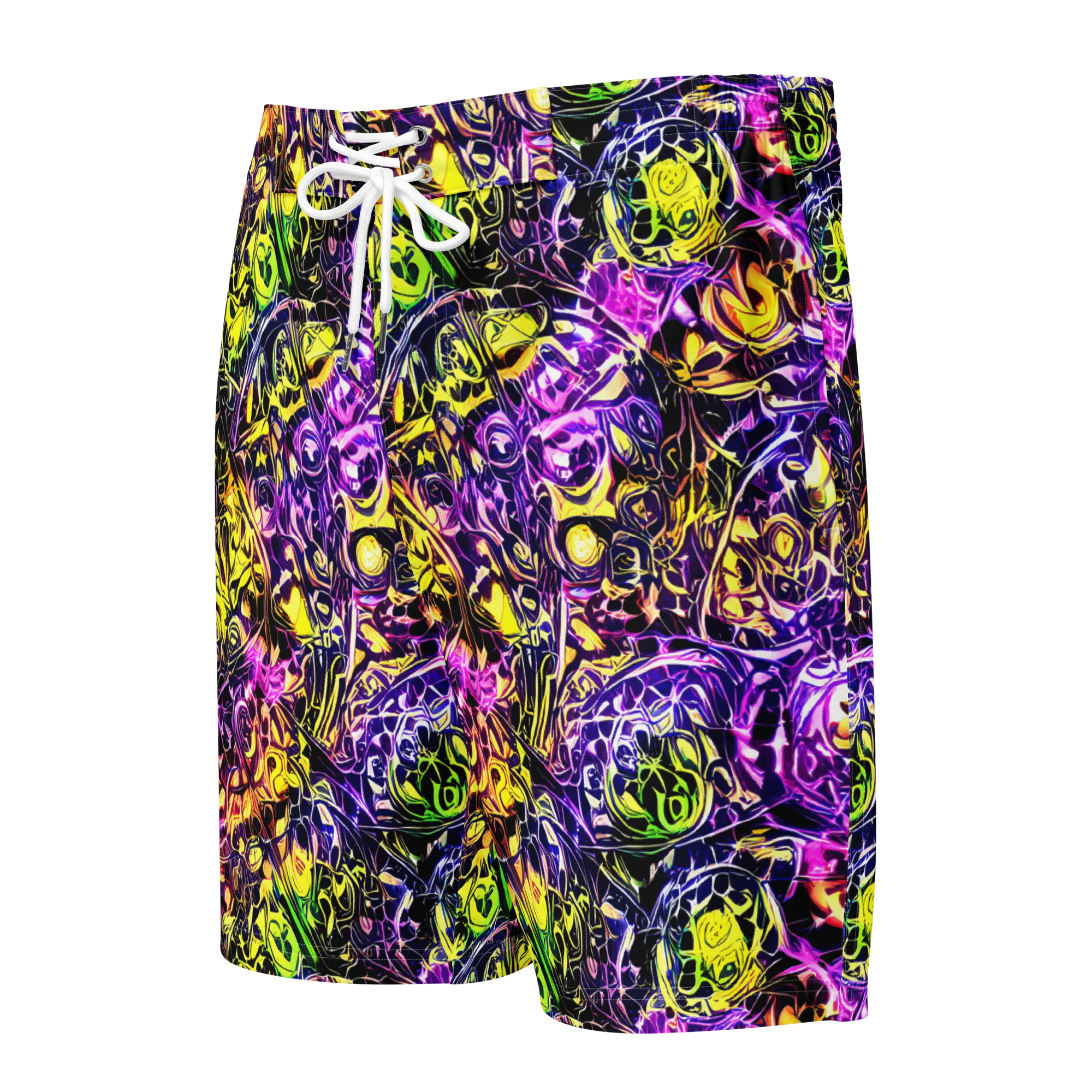 Psychedelic Prism on Men's Board Shorts — Front