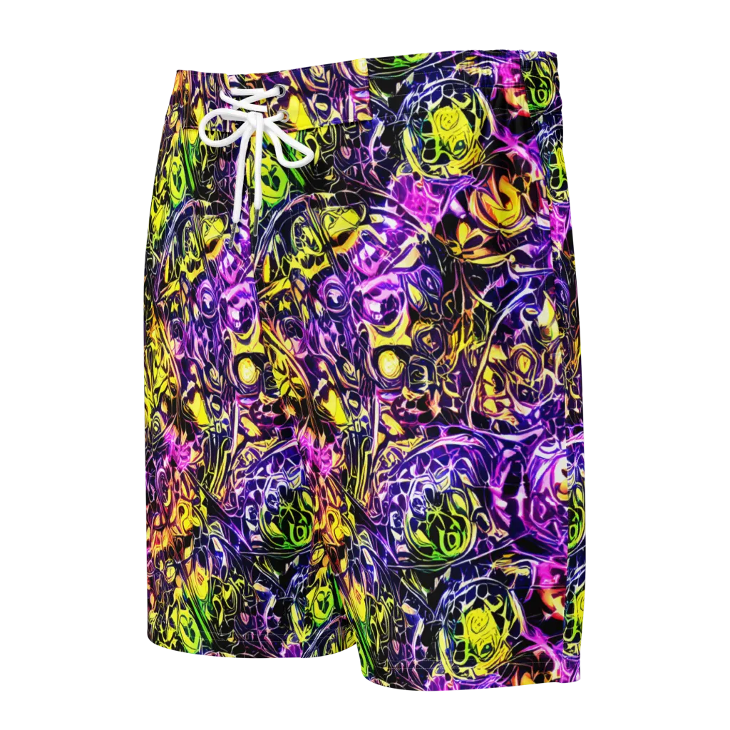 Psychedelic Prism on Men's Board Shorts — Front