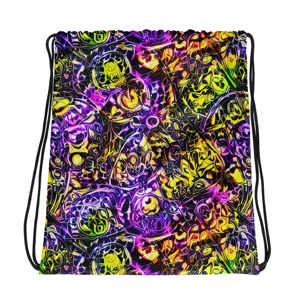 Psychedelic Prism on Drawstring Bag — Photo