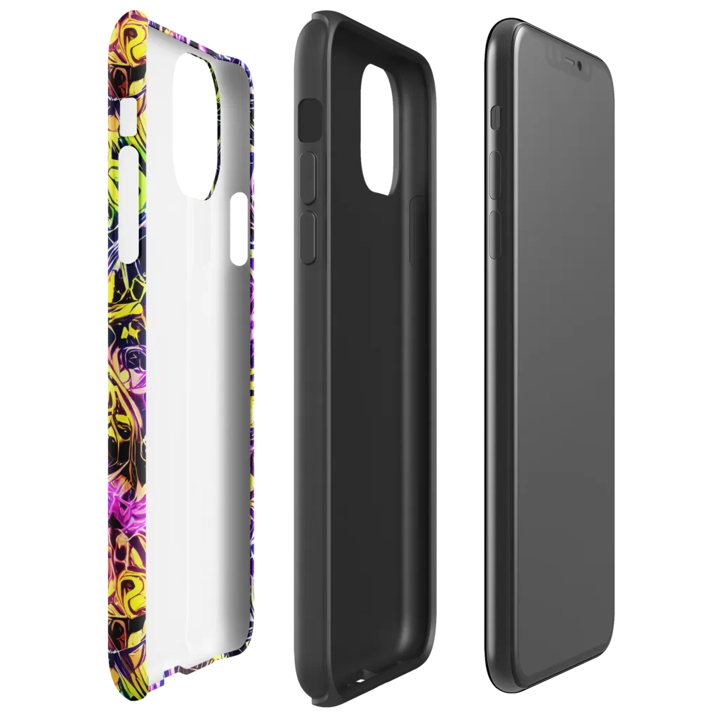 Psychedelic Prism on Tough Case for iPhone® — Right