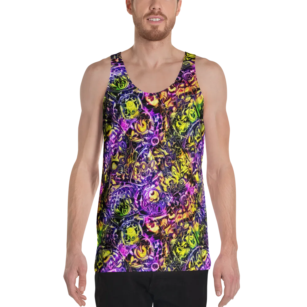 Psychedelic Prism on Men's Tank Top — Front