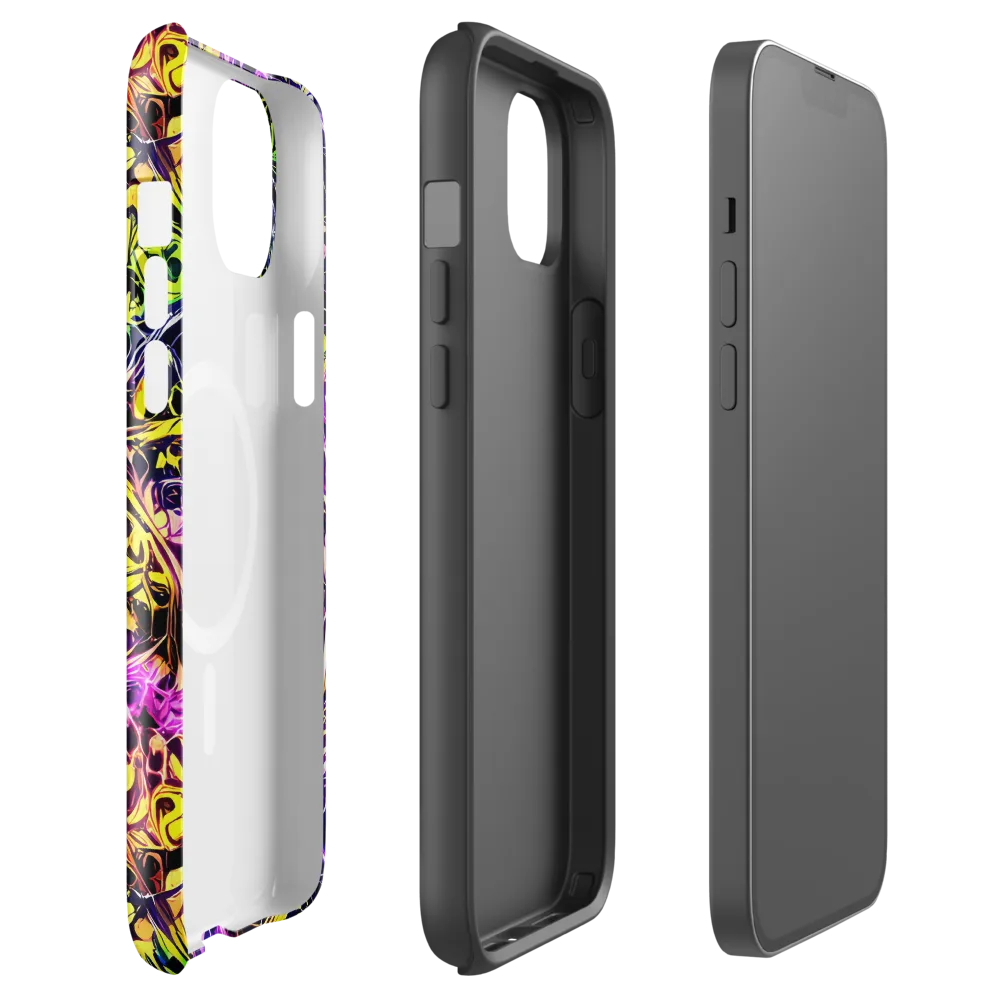 Psychedelic Prism on MagSafe Tough Case for iPhone® — Front