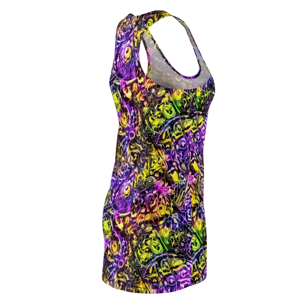 Psychedelic Prism on Racerback Dress — Back Side