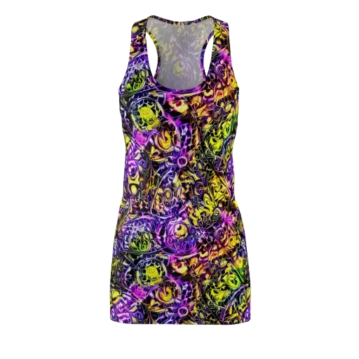 Psychedelic Prism on a Racerback Dress