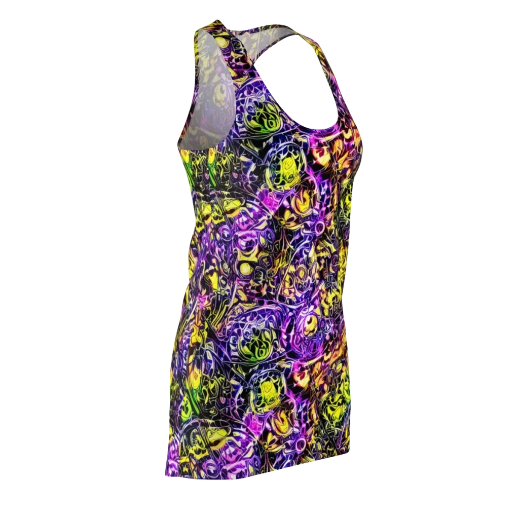 Psychedelic Prism on Racerback Dress — Front Side