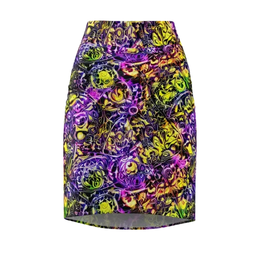Psychedelic Prism on a Pencil Skirt