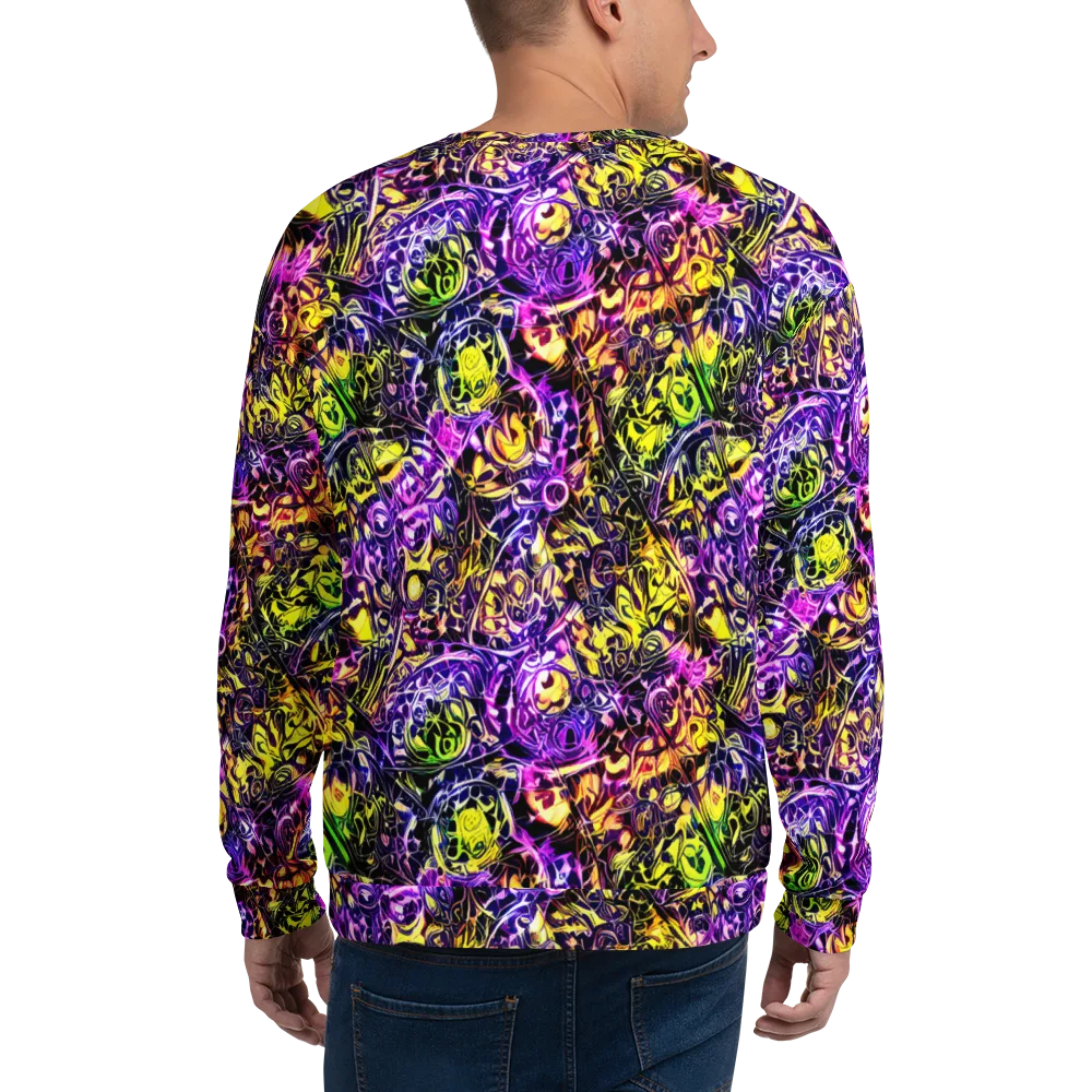 Psychedelic Prism on Sweatshirt — Back